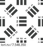 Numberes list pattern. Стоковая иллюстрация, иллюстратор Иван Рябоконь / Фотобанк Лори
