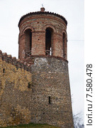 Крепость Батонис-цихе (Замок Ираклия II) в Телави. Грузия (2015 год). Стоковое фото, фотограф Юлия Батурина / Фотобанк Лори
