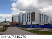 Город Тюмень. Дворец культуры "Нефтяник им. В.И. Муравленко" (2013 год). Редакционное фото, фотограф Александр Тараканов / Фотобанк Лори