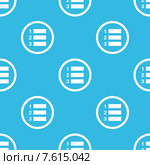 Numbered list sign blue pattern. Стоковая иллюстрация, иллюстратор Иван Рябоконь / Фотобанк Лори