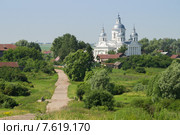Церковь Троицы Живоначальной. Село Новый Усад, Нижегородская область (2015 год). Стоковое фото, фотограф Аркадий Рыпин / Фотобанк Лори