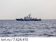 Катер береговой охраны в Черном море (2015 год). Редакционное фото, фотограф Алексей Шматков / Фотобанк Лори