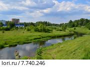 Речка Клязьма в Черкизове Пушкинского района Московской области (2015 год). Стоковое фото, фотограф lana1501 / Фотобанк Лори