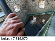 high tower fear stairs altitude. Стоковое фото, фотограф Heiko Barth / PantherMedia / Фотобанк Лори