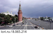 Москва. Кремлевская набережная.  Time-lapse (2015 год). Стоковое видео, видеограф Parmenov Pavel / Фотобанк Лори