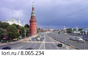 Москва. Кремлевская набережная (2015 год). Стоковое видео, видеограф Parmenov Pavel / Фотобанк Лори