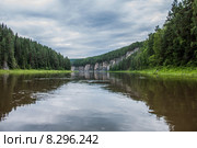 Пасмурный день на Чусовой. Стоковое фото, фотограф Александр Агафонов / Фотобанк Лори