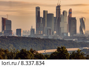 Москва-Сити (2015 год). Редакционное фото, фотограф Виталий Матвиенко / Фотобанк Лори