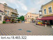 Галерейная улица (Феодосия), пешеходная зона (2015 год). Редакционное фото, фотограф Геннадий Соловьев / Фотобанк Лори