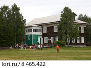 Усть-Цильма, Республика Коми, здание музея Журавского (2015 год). Редакционное фото, фотограф Елена Боброва / Фотобанк Лори
