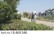 Город Хэйхэ (Китай). Велосипедно-пешеходная дорожка на Центрально-Восточном проспекте (2015 год). Редакционное видео, видеограф Konstantin Kartashov / Фотобанк Лори