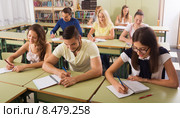 Young students studying in the classroom. Стоковое фото, фотограф Яков Филимонов / Фотобанк Лори
