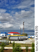 Газокомпрессорная станция ГКС (2014 год). Стоковое фото, фотограф Манапова Екатерина / Фотобанк Лори
