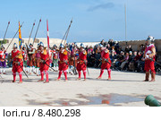 Парад Ингвардия в городе Биргу (2014 год). Редакционное фото, фотограф Татьяна Кахилл / Фотобанк Лори