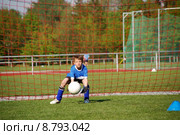 young child sport sports soccer. Стоковое фото, фотограф Andreas Hömer / PantherMedia / Фотобанк Лори