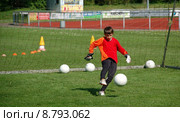young child sport sports soccer. Стоковое фото, фотограф Andreas Hömer / PantherMedia / Фотобанк Лори