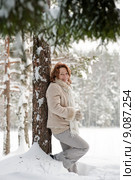 Woman in forest. Стоковое фото, фотограф Roberts Ratuts / PantherMedia / Фотобанк Лори