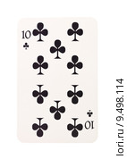 Ten of clubs. Стоковое фото, фотограф Lisa Wahman / PantherMedia / Фотобанк Лори