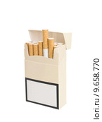 Pack of cigarettes. Стоковое фото, фотограф Lisa Wahman / PantherMedia / Фотобанк Лори