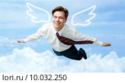On cloud nine. Стоковое фото, фотограф Dmitriy Shironosov / PantherMedia / Фотобанк Лори