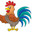 Image with rooster theme 1. Стоковая иллюстрация, иллюстратор Klara Viskova / PantherMedia / Фотобанк Лори