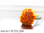 wedding bouquet orange roses. Стоковое фото, фотограф Lee Avison / PantherMedia / Фотобанк Лори