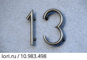 facade 13 address numerics thirteen. Стоковое фото, фотограф Leopold Brix / PantherMedia / Фотобанк Лори