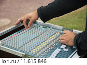 audio mixer. Стоковое фото, фотограф pascal coupry / PantherMedia / Фотобанк Лори
