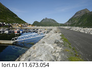 coast mountains harbor norway marina. Стоковое фото, фотограф Carmen Mair / PantherMedia / Фотобанк Лори