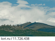 Останцы на горных вершинах. Оймяконье. Стоковое фото, фотограф Ирина Бельдиман / Фотобанк Лори