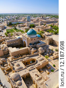Khiva from air. Стоковое фото, фотограф Michal Knitl / PantherMedia / Фотобанк Лори