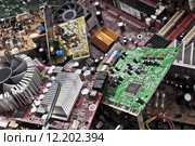 computer electronics computers recycling motherboard. Стоковое фото, фотограф Klaus Ohlenschläger / PantherMedia / Фотобанк Лори