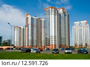 Новые дома. Жилой комплекс "VIVA". Санкт-Петербург (2015 год). Редакционное фото, фотограф Александр Щепин / Фотобанк Лори