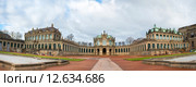 Цвингер (Der Dresdner Zwinger) – дворец построен в стиле рококо в Дрездене, Германия (2014 год). Стоковое фото, фотограф Алексей Зарубин / Фотобанк Лори