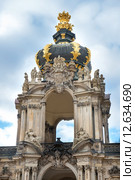 Цвингер (Der Dresdner Zwinger) – дворец построен в стиле рококо в Дрездене, Германия (2014 год). Стоковое фото, фотограф Алексей Зарубин / Фотобанк Лори