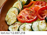 Fırında Kabak Dizme.Turkish cuisine. Стоковое фото, фотограф Александр Fanfo / Фотобанк Лори
