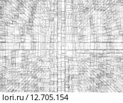 Фон с хаотической структурой 3d. Стоковая иллюстрация, иллюстратор EugeneSergeev / Фотобанк Лори