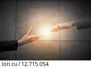 Business handshake. Стоковое фото, фотограф Sergey Nivens / Фотобанк Лори