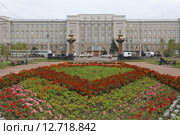 Омский государственный университет путей сообщения (ОмГУПС), Омск, проспект Карла Маркса, 35 (2015 год). Стоковое фото, фотограф Алексей Гусев / Фотобанк Лори