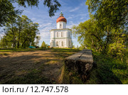 Церковь-маяк на горе Секирная. Россия, Архангельская область, Соловки, Секиро-Вознесенский скит (2015 год). Стоковое фото, фотограф Яковлев Сергей / Фотобанк Лори