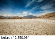 Dry Dhankar lake. Стоковое фото, фотограф Андрей Армягов / Фотобанк Лори