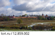 Суздаль. Вид на Спасо-Евфимиев монастырь (2015 год). Стоковое фото, фотограф Александр Ледовской / Фотобанк Лори
