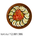 Fırında Kabak Dizme.Turkish cuisine. Стоковое фото, фотограф Александр Fanfo / Фотобанк Лори