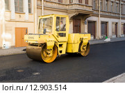 Асфальтовый каток (2015 год). Редакционное фото, фотограф Александр Щепин / Фотобанк Лори