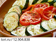 Fırında Kabak Dizme.Turkish cuisine. Стоковое фото, фотограф Александр Fanfo / Фотобанк Лори