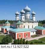 Собор Успения Пресвятой Богородицы. Тихвинский Богородице-Успенский монастырь (2014 год). Редакционное фото, фотограф Александр Щепин / Фотобанк Лори