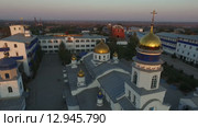 Православный монастырь расположенный в Мелитополе на улице Воровского (2015 год). Стоковое видео, видеограф Сергей Мнацаканов / Фотобанк Лори