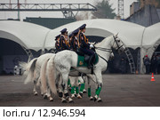 Interpolitex-2015. Конная полиция. Редакционное фото, фотограф Julia Shepeleva / Фотобанк Лори