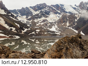 Озеро Мутное в Фанских горах, Таджикистан. Стоковое фото, фотограф Александр Усик / Фотобанк Лори