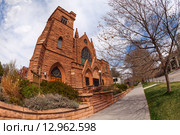 Первая Пресвитерианская церковь в Солт-Лейк-Сити, США (2015 год). Стоковое фото, фотограф Сергей Новиков / Фотобанк Лори